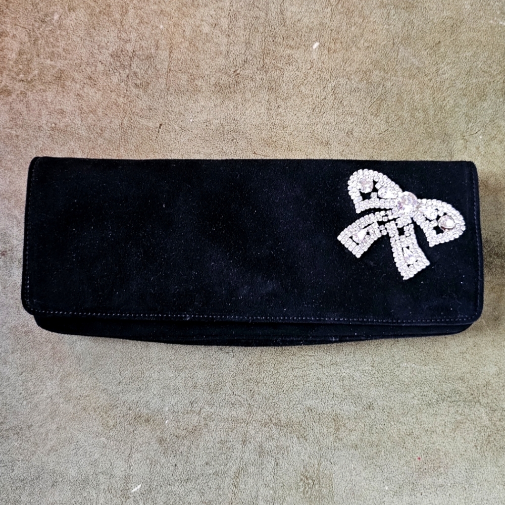 Emanuel Ungaro suede clutch